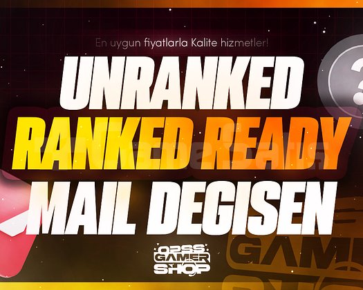 Mail Değişen Unranked Ready +20 Level