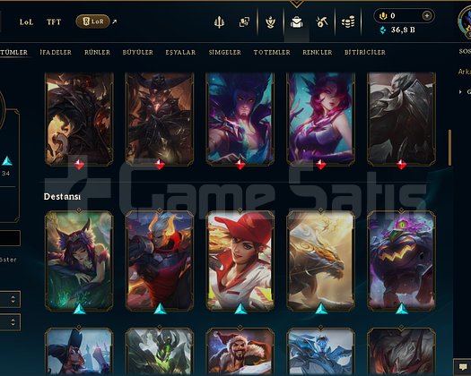 247 LEVEL / 85 SKİN / 132 HERO +MAİL +13K SATIŞ