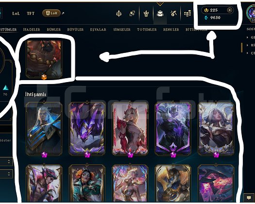 359 LEVEL / 162 SKİN / FUL HERO +MAİL +13K SATIŞ