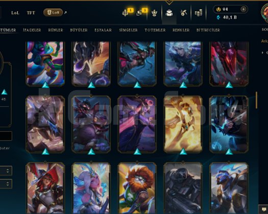 504 LEVEL / 108 SKİN / FUL HERO +MAİL +13K SATIŞ
