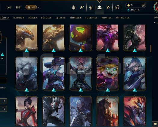 423 LEVEL / 132 SKİN / FUL HERO +MAİL +13K SATIŞ
