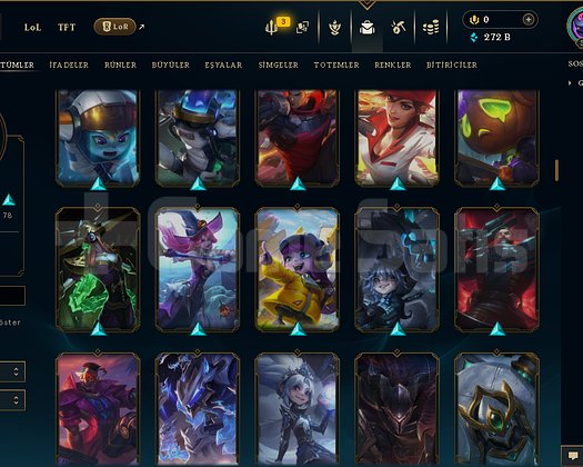 524 LEVEL / 174 SKİN / FUL HERO +MAİL +13K SATIŞ