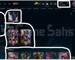 524 LEVEL / 174 SKİN / FUL HERO +MAİL +13K SATIŞ