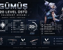 20 level Üstü Silver hesap