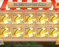 Hayday İstediğiniz 100 Adet Balta , Kürek,Testere