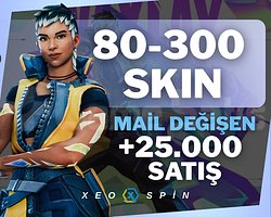 80-300 SKİN | MAİL DEĞİŞEN | UVİP+ | 35,000 SATIŞ