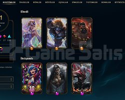 SATILIK LOL BOL  DEĞERLİ KOSTÜM TÜM HEROLAR AÇIK