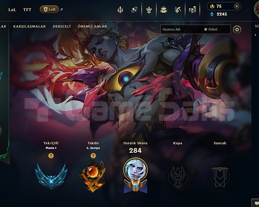 TR PLAT 1 68 LP YÜKSEK MMR 26 SKIN