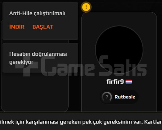 FRESH TR HESAP FACEİT SEÇKİN İSTEMİYOR ESKİ HESAP