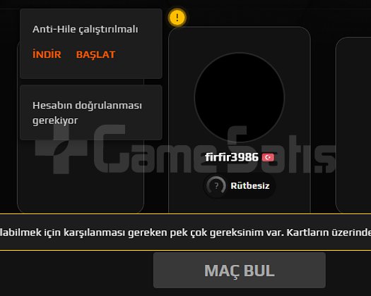 FRESH TR HESAP FACEİT SEÇKİN İSTEMİYOR ESKİ HESAP