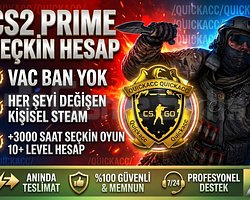 CS2 PRIME SEÇKİN | FULL ERİŞİM | VAC BANSIZ