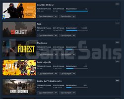 TERTEMİZ ANA OYUNLAR BULUNAN STEAM HESABI