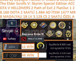 8 MADALYALI 18 LV GTA V HELLDIVERS 2 Path of Exile