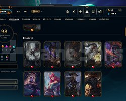 FULL KOSTÜM LOL HESABI 98 SKİN