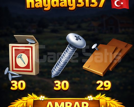 89 ADET EŞİT AMBAR MALZEMESİ
