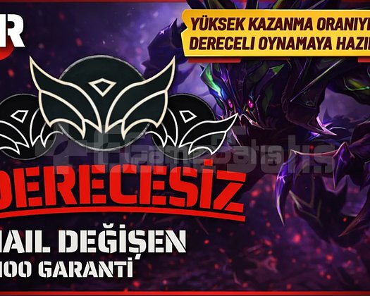 TR / +30 LVL + DERECELİ HAZIR - HANDMADE + UCUZ