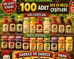 100 ADET SOS VEYA REÇEL EN UYGUN FİYATA SİZLERLE