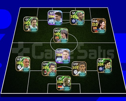 KG 3265 5 BOMBACI+MESSİ+DELPİERO+KENAN+CRUYF
