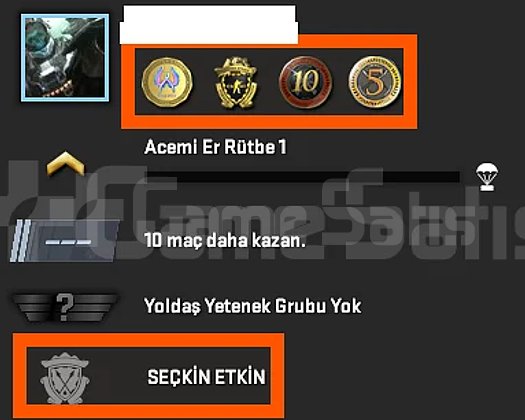 HIZLI TESLİM | 4 MADALYA | FACEIT+PRİME