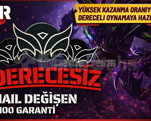 TR / +30 LVL + DERECELİ HAZIR - HANDMADE + UCUZ