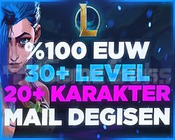 EU WEST | +30 LVL | +20 CHAMP | HANDMADE-UNRANKED