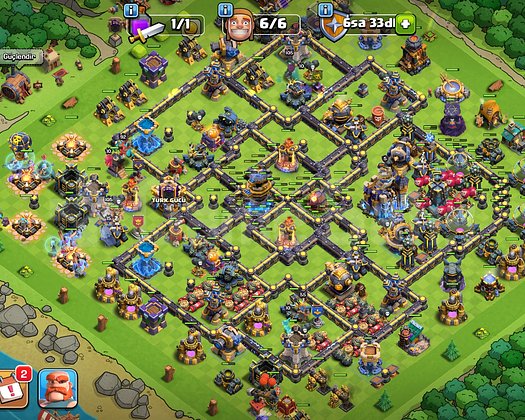 Th18 neredeyse max coc hesabı