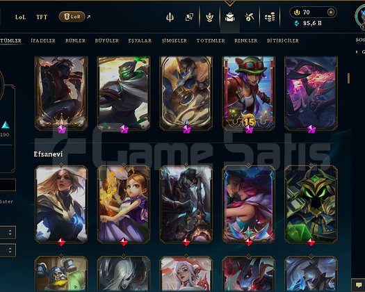 1190 LEVEL / 436 SKİN / FULL HERO +MAİL +13K SATIŞ