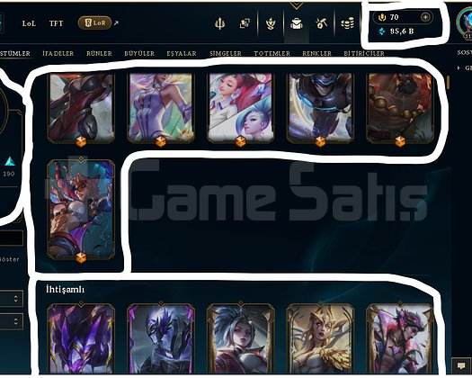 1190 LEVEL / 436 SKİN / FULL HERO +MAİL +13K SATIŞ