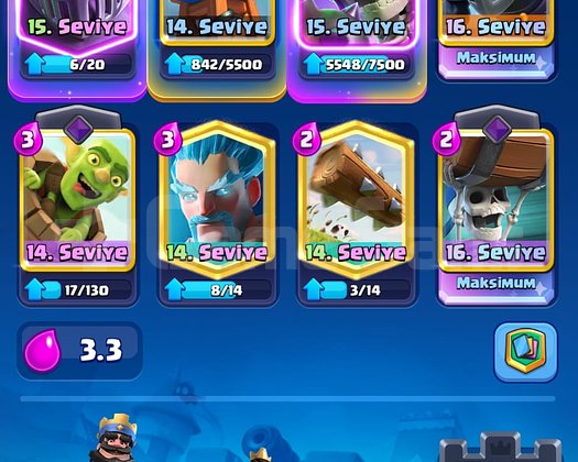 1.130.000 Altınlı 10.363Kupa 68 Emojili 56LVL Hesa