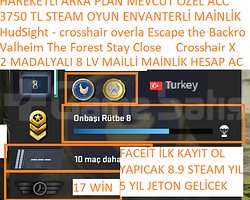 2 MADALYALI 8 LV Valheim The Forest Stay Close 375