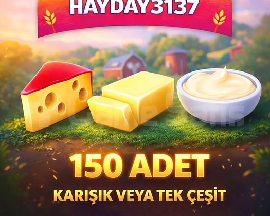 150 ADET PEYNİR TEREYAĞ KREMA