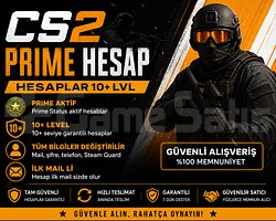 CS2 Prime 10+ Seviye | PREMIER HAZIRPrime Eşl