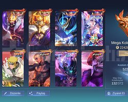 Mega Koleksiyoner 3 Gusion Full Kelepir Hesap