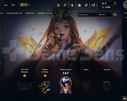 EUW DERECELİ HAZIR UNRANKED 18 SKIN