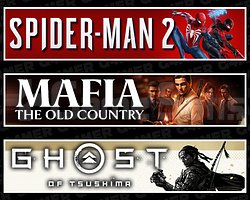 Spider-Man 2 + Mafia + Ghost Of Tsushima