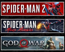 Spider-Man 2 + Miles + God Of War