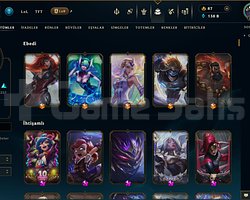 700 KOSTÜM 138K ÖZ UNRANKED EFSANE DOLU MAİL HESAP