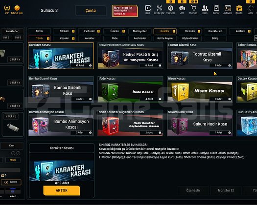 40K Materyalli 56 Seviye Zula Hesabı