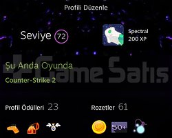 72 lvl 2003 yıl acılmış steam hesabı Bu paraya Yok