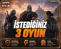 İstediğiniz 3 OYUN !