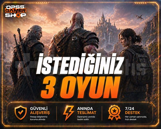 İstediğiniz 3 OYUN !