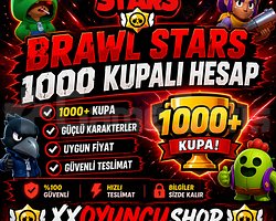 BRAWL STARS 1000 KUPALI HESAP