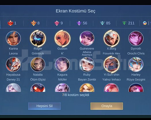 GUS KOFLU SAYGIN KOLEKSİYONER 2 HESAP