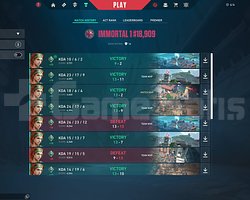 Immortal 1 temiz VALORANT hesabı