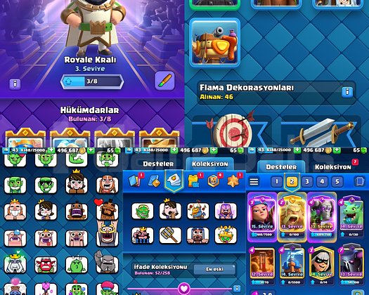 Clash royale hesap devri herşeyiyle