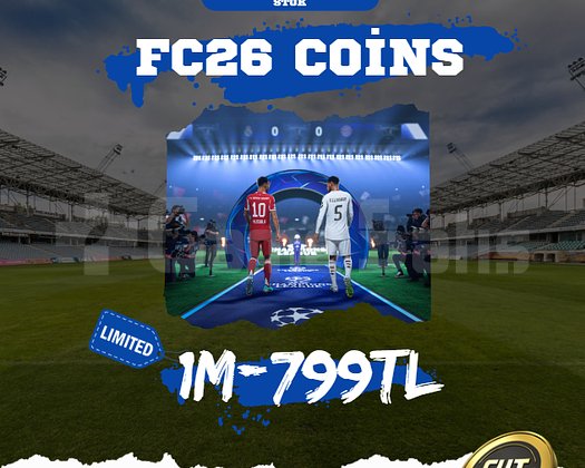 FC26 FUT Coins - 1MİL./799 TL XBOX-PC-PS