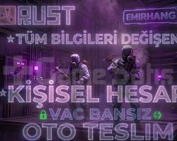 RUST TAM ERİŞİM BANSIZ KİŞİSEL HESAP