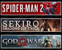 Spider-Man 2 + Sekiro + God Of War