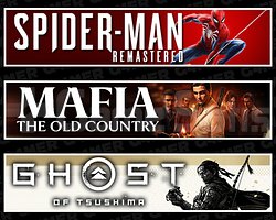 SpiderMan RE + Mafia + Ghost Of Tsushima