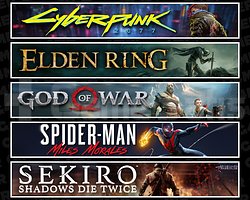 Cyberpunk + Elden + GOW + Miles + Sekiro
